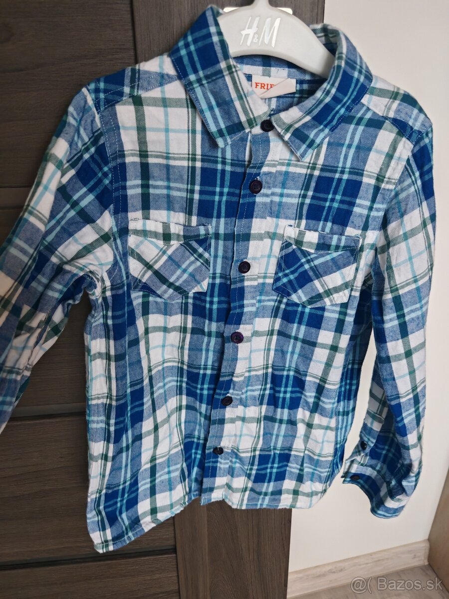 Chlapčenské košele veľkosti 104-122 - 6