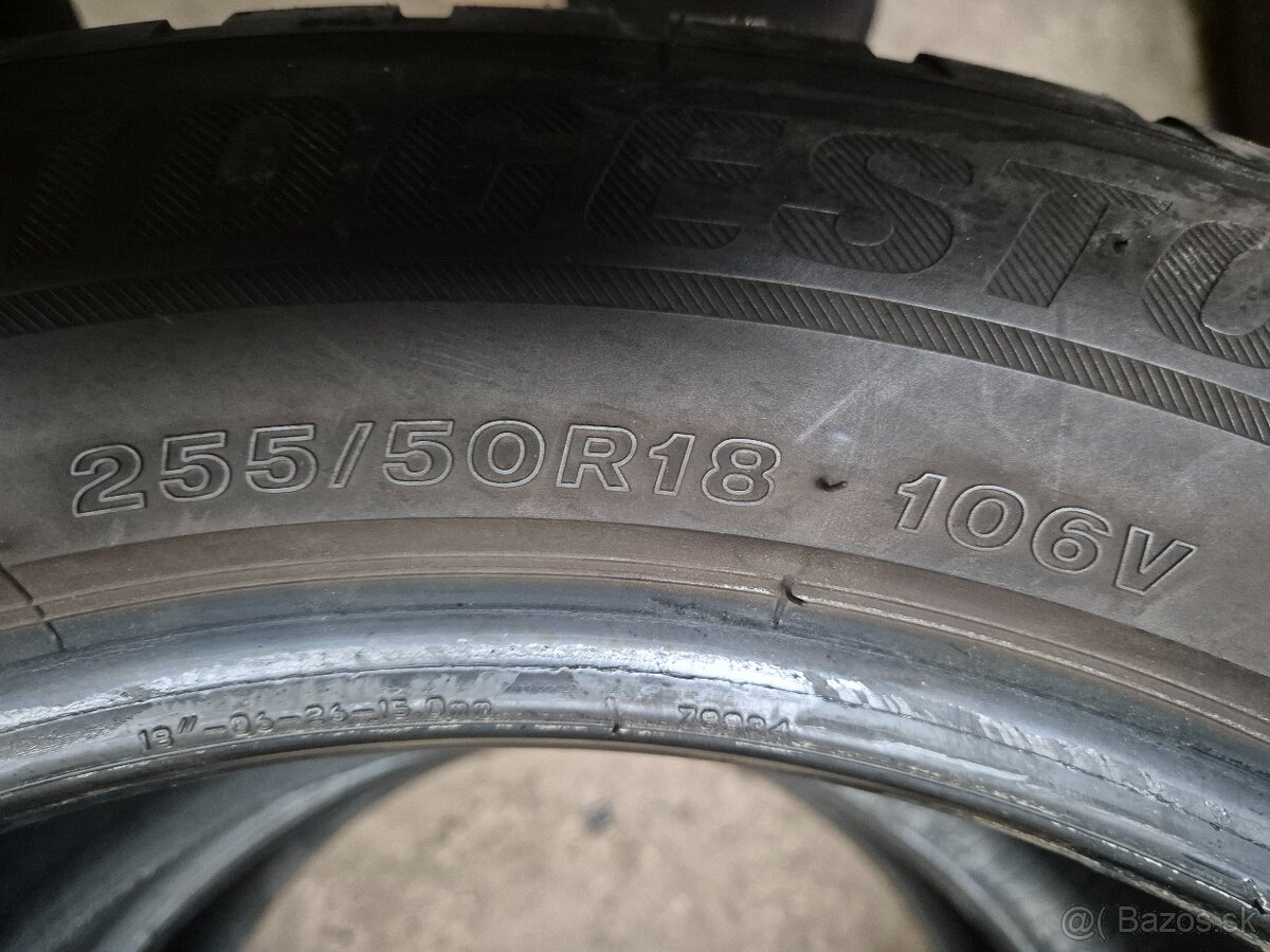 255/50 r18 zimné 2 ks BRIDGESTONE dezén 4,6 mm DOT2020 - 6