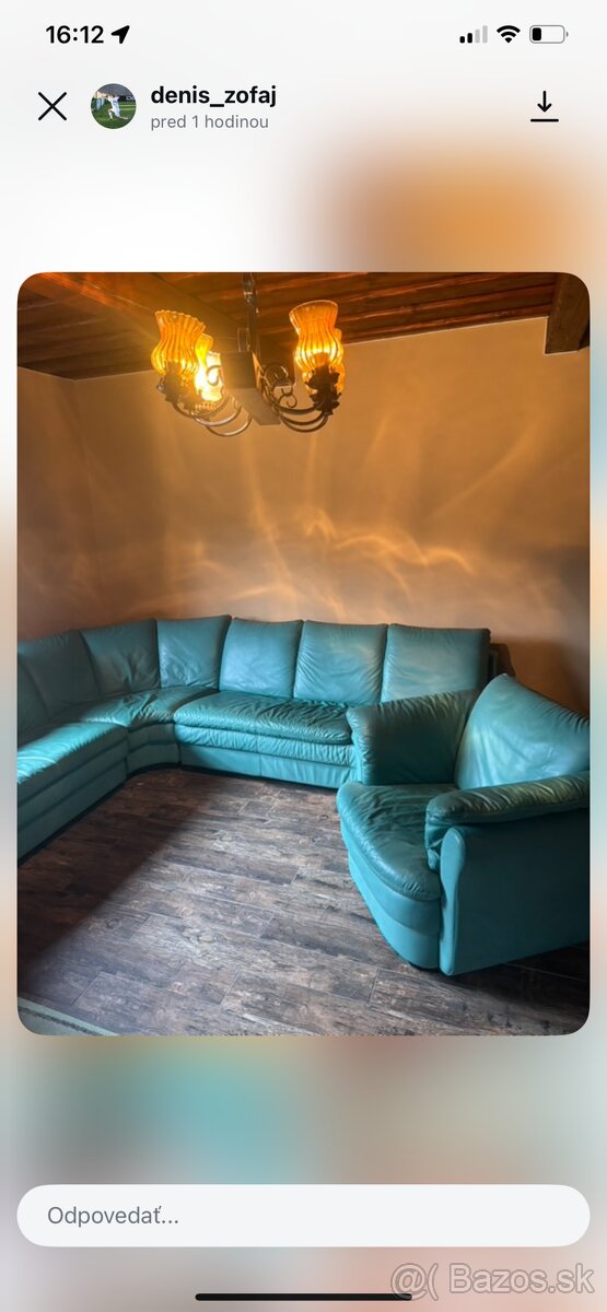 Kožená sedacia súprava - 6