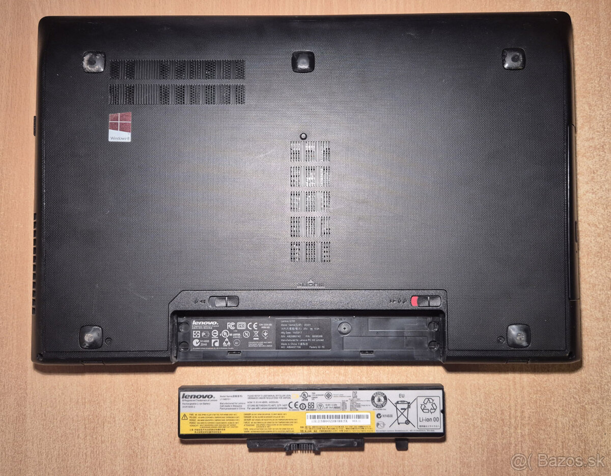 Lenovo G700 notebook - 6