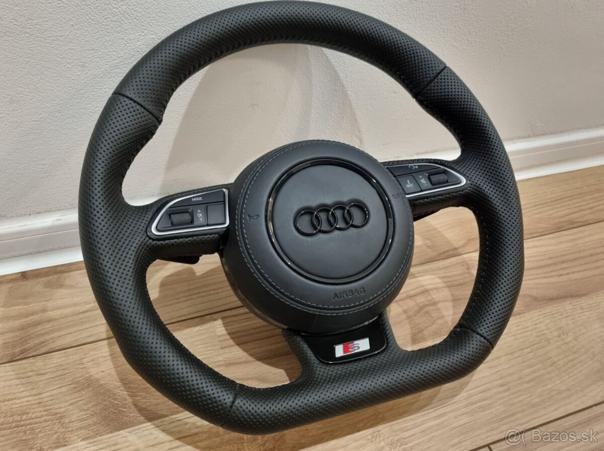 AUDI RS PERFOROVANY ZREZANY VOLANT MULTIFUNKCNY - 6