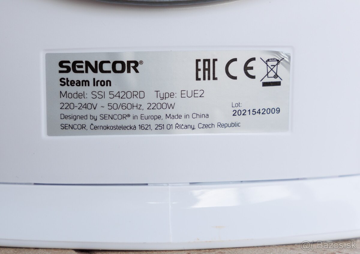 Naparovacia žehlička Sencor 2200W - 6