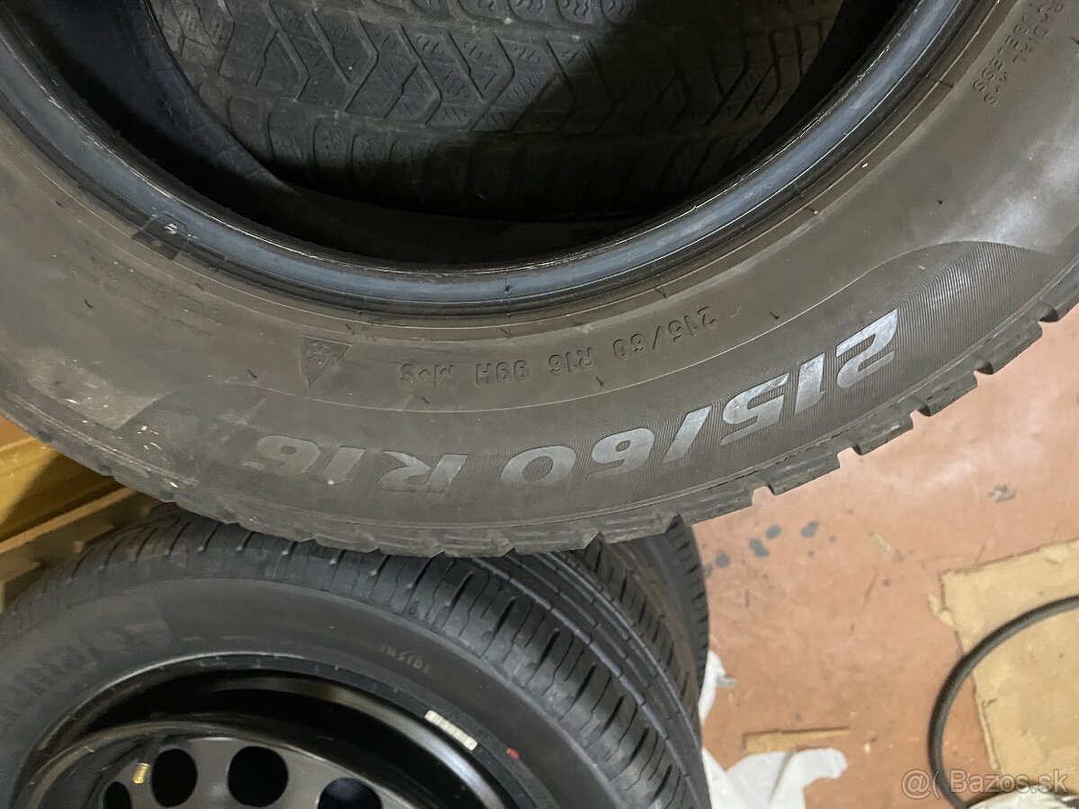 zimne pneumatky 215/60r16 - 6