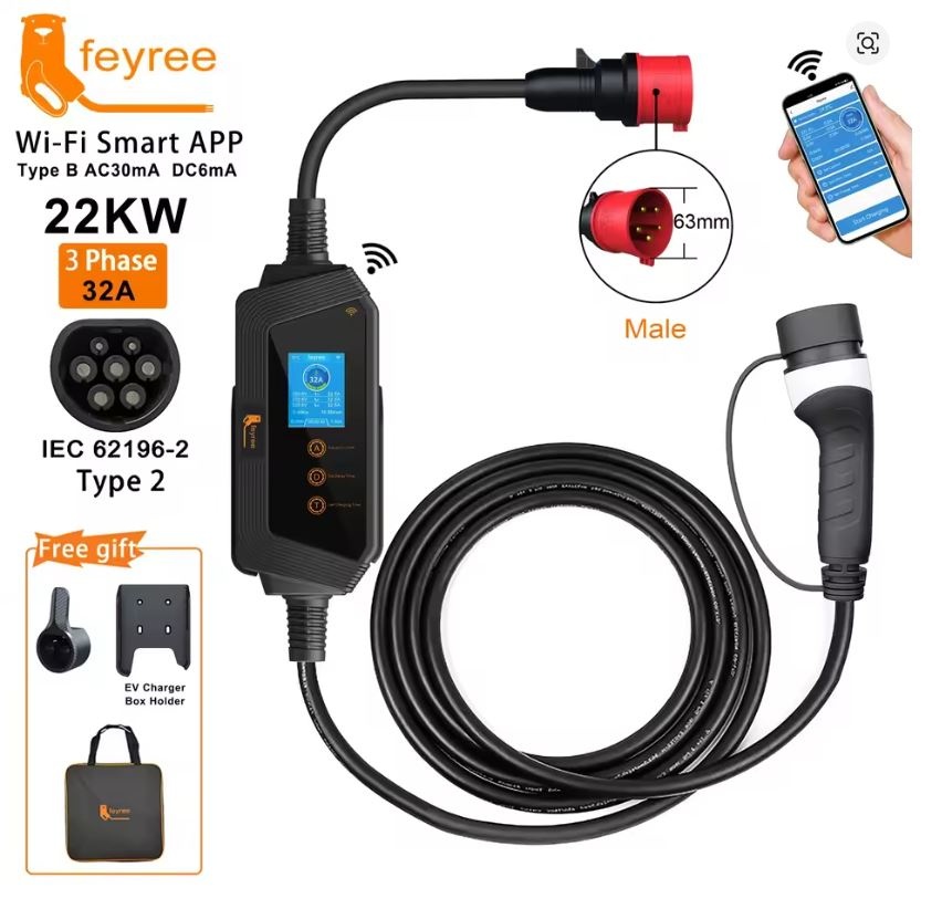 Nabíjacia stanica wallbox 22kw type2 - 6