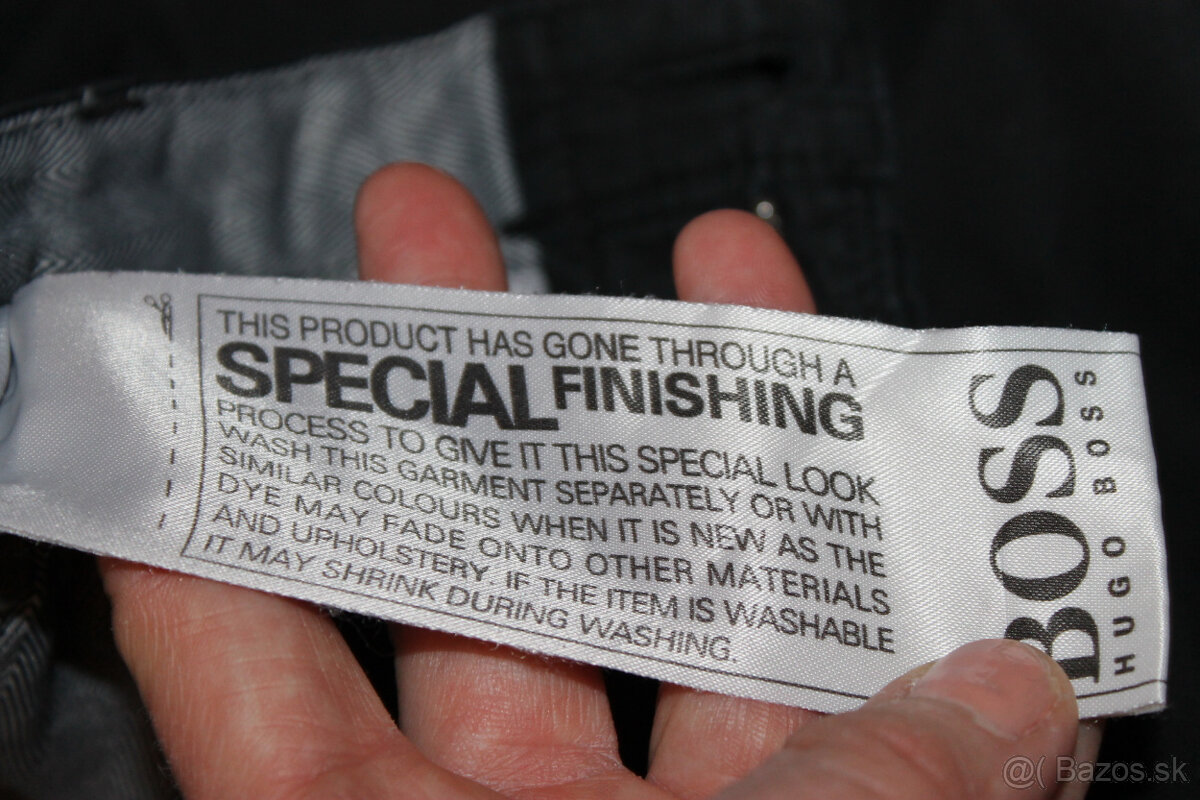 Čierne Chino nohavice Hugo Boss v. 54 - 6