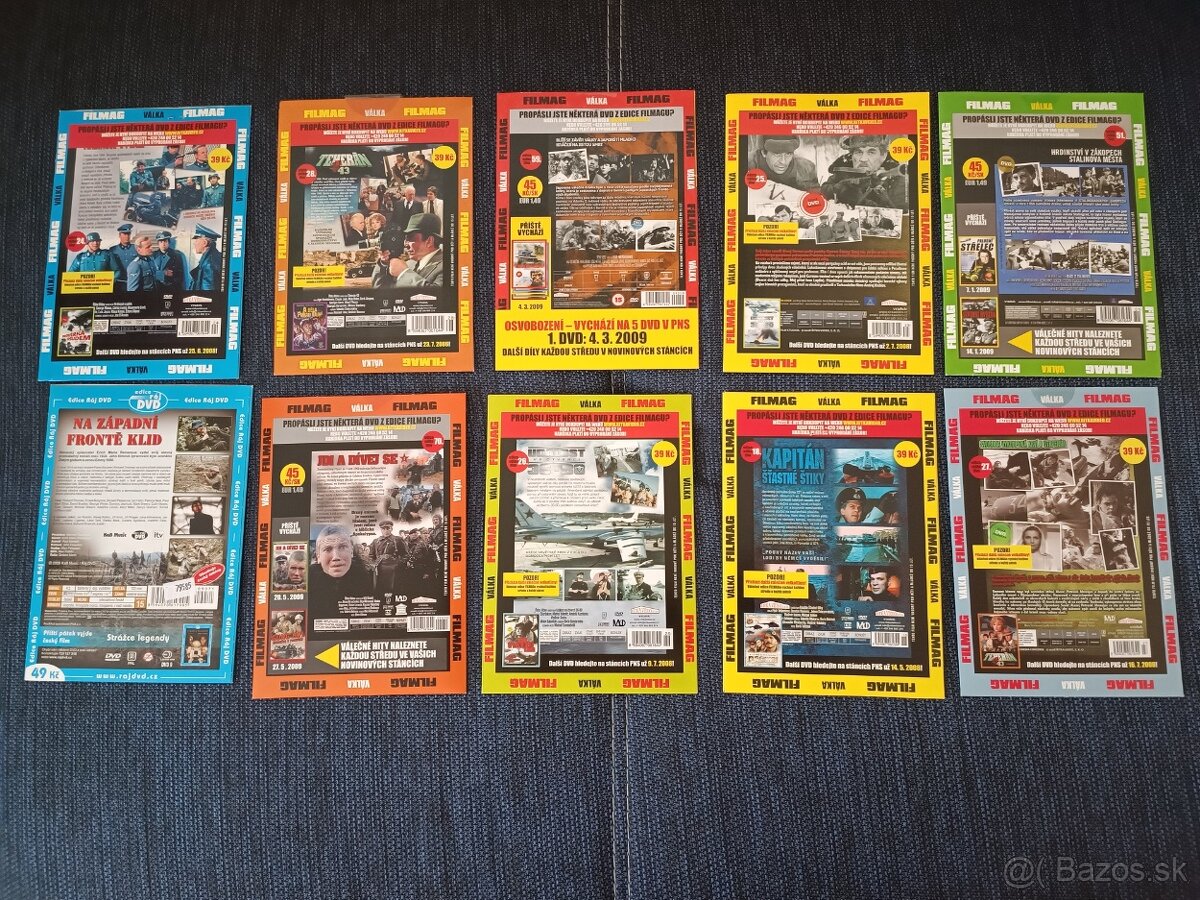 Zbierka DVD - vojnové filmy - 6