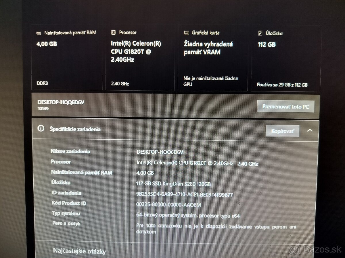 Lenovo All in one - 6