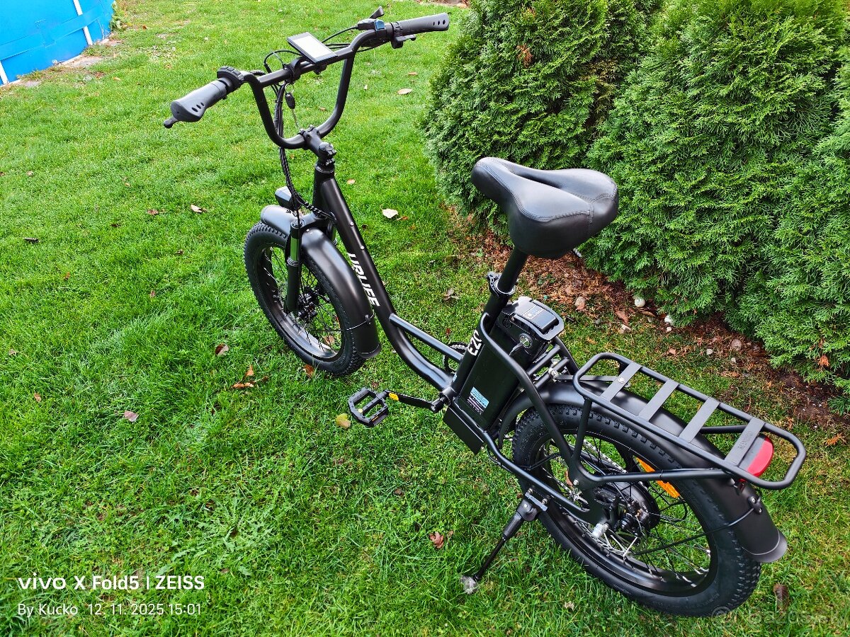 Mestský fat ebike Urlife 20x3.0“,500W,13Ah 624Wh,35km/h,80km - 6