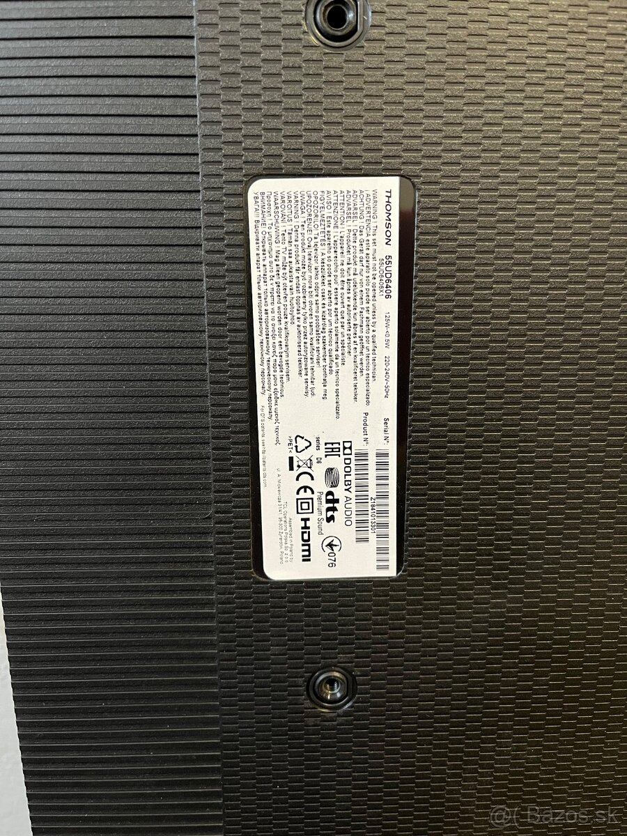 4k smart tv thomson 55ud6406 - 6