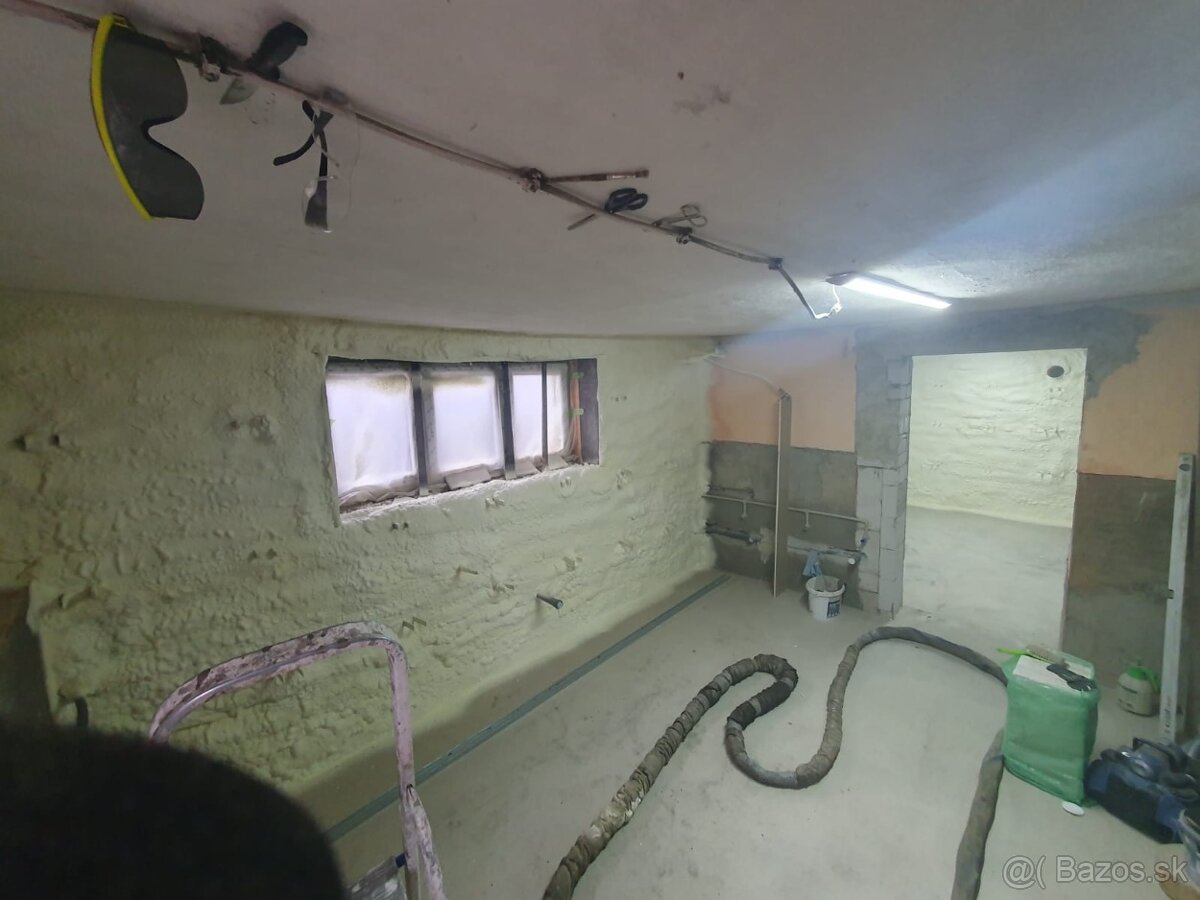 Striekaná tepelná izolácia. - 6