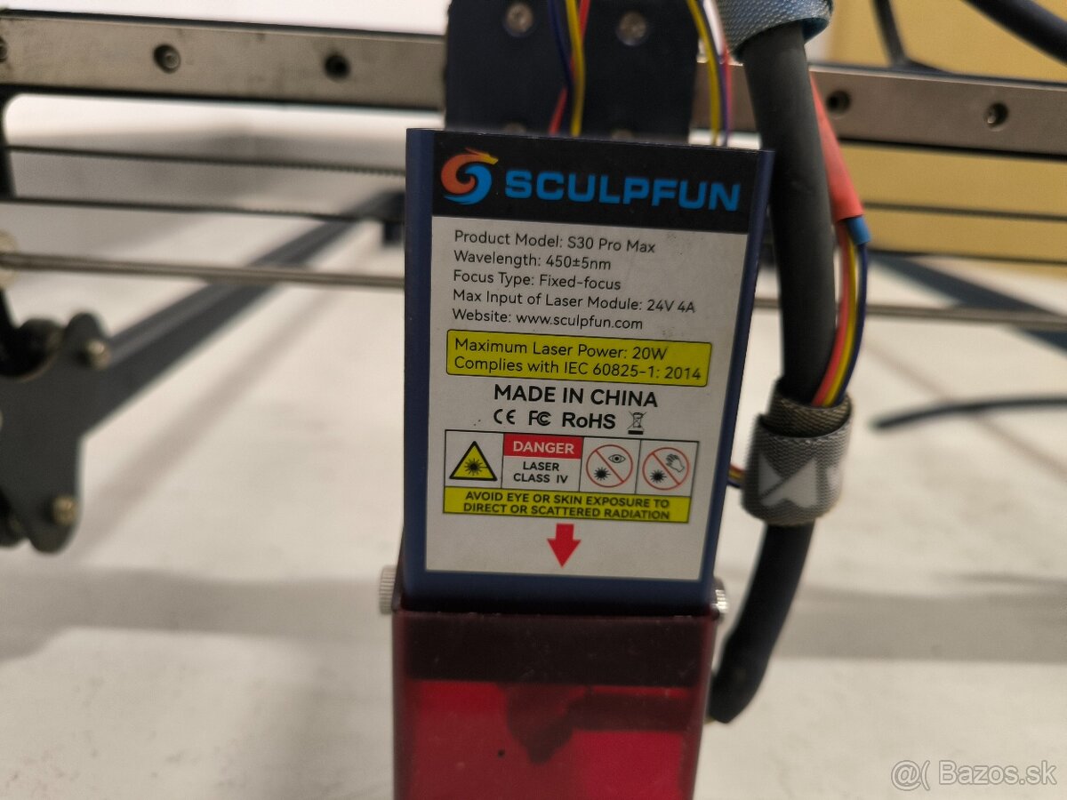 Sculpfun S30 Pro Max 20W laserová gravírovačka + Mecpow H48 - 6