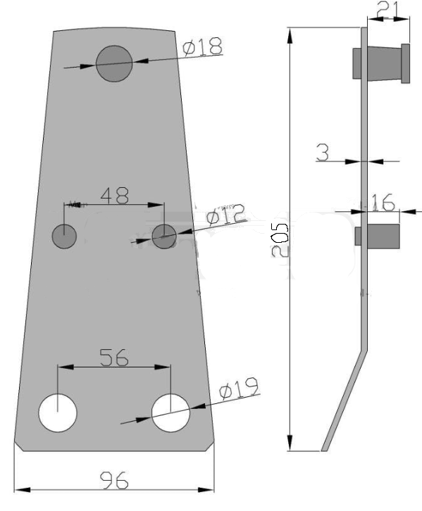 Predam noziky a diely na bubnovu kosacku wirax - 6