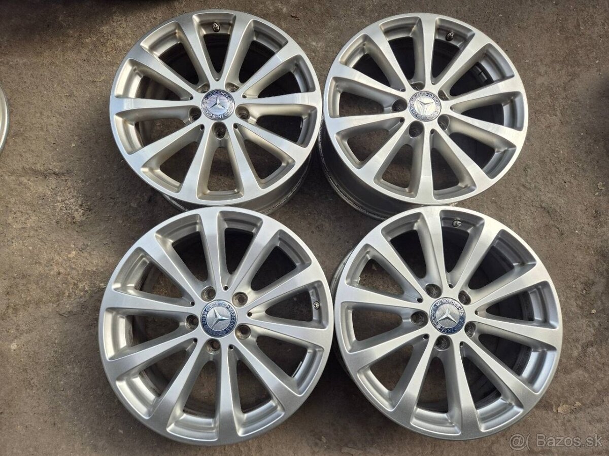 5x112r17 ET40 x 7,5 eektróny originál MERCEDES + snímače - 6