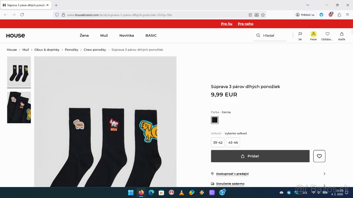 Ponožky - Bavlna, Bambus, Mercer - 6