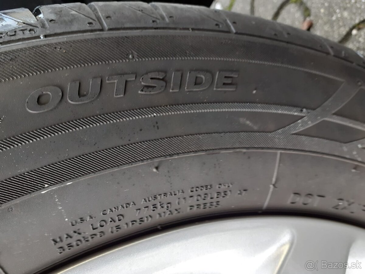 Predám letné pneumatiky HANKOOK - 6