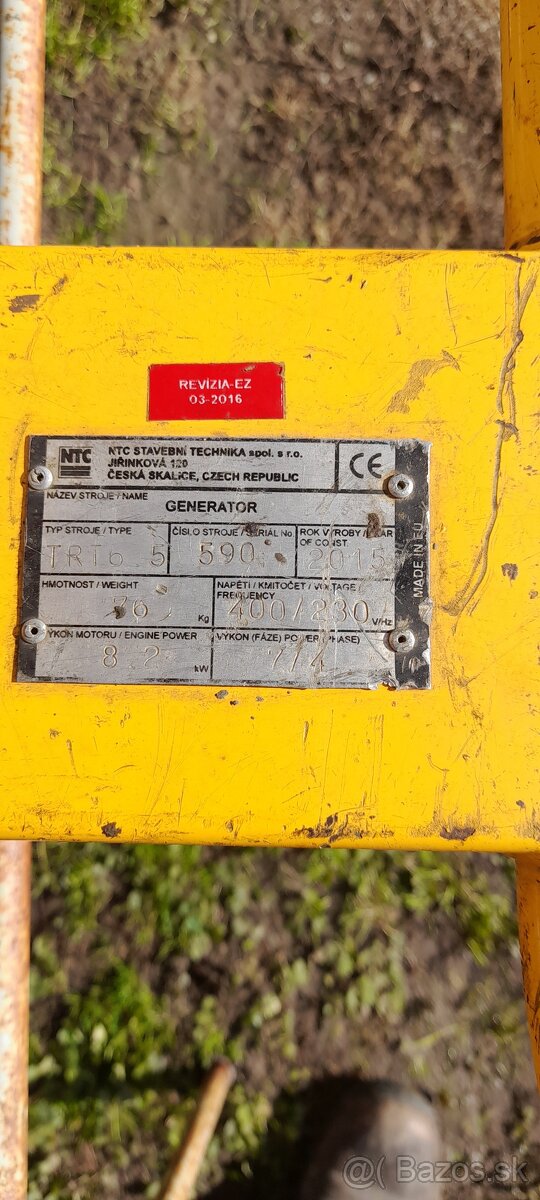 ELEKTROCENTRÁLA 6.5 kW - 6