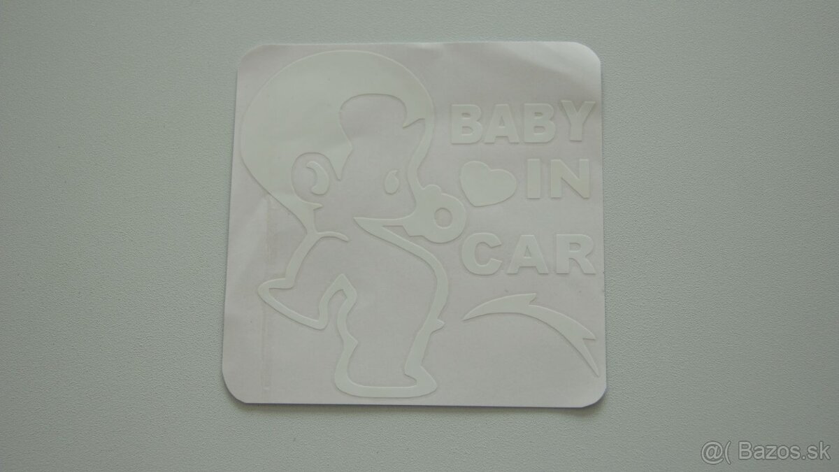 NÁLEPKA DIEŤA V AUTE - 6