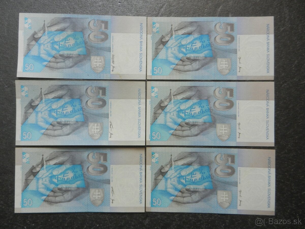 Slovenské bankovky pred eurom - 6