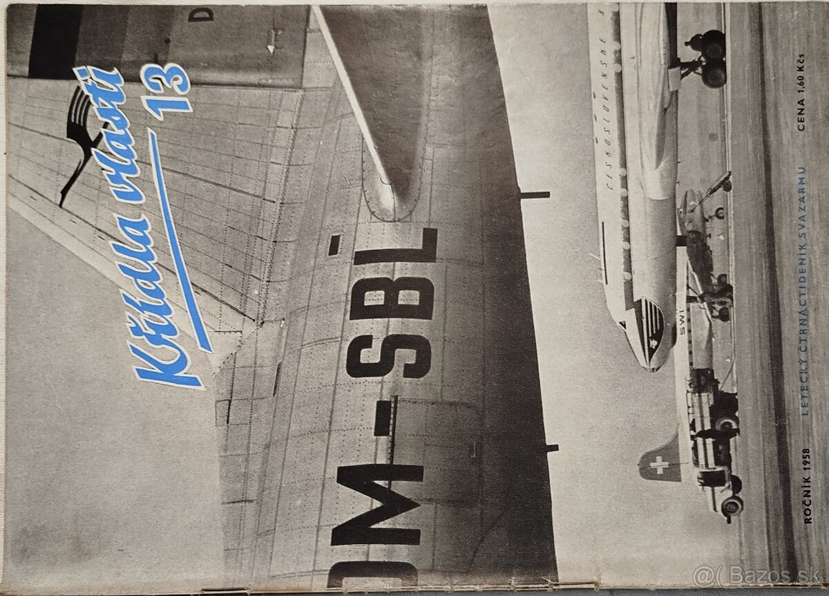 Časopisy Křídla vlasti, ročník 1958 - 6