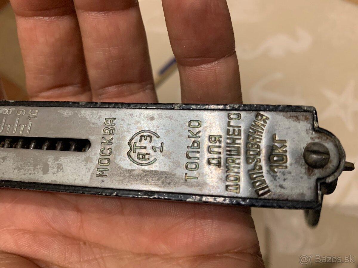 Predám veľmi starú CCCP sovietsku ZÁVESNÚ VÁHU - 6