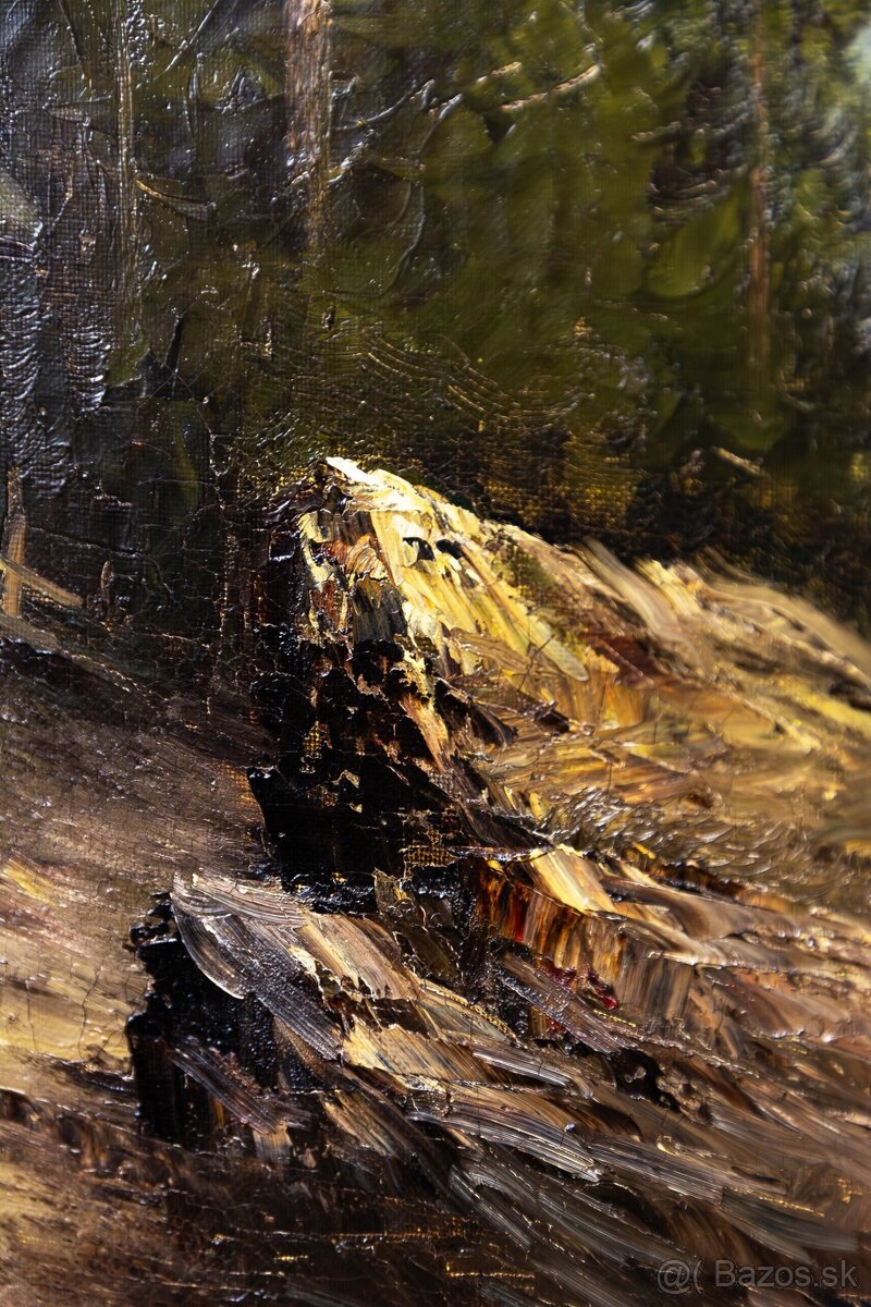 Horské jazero II, K.Schmidbauer, 770 × 680 mm - 6