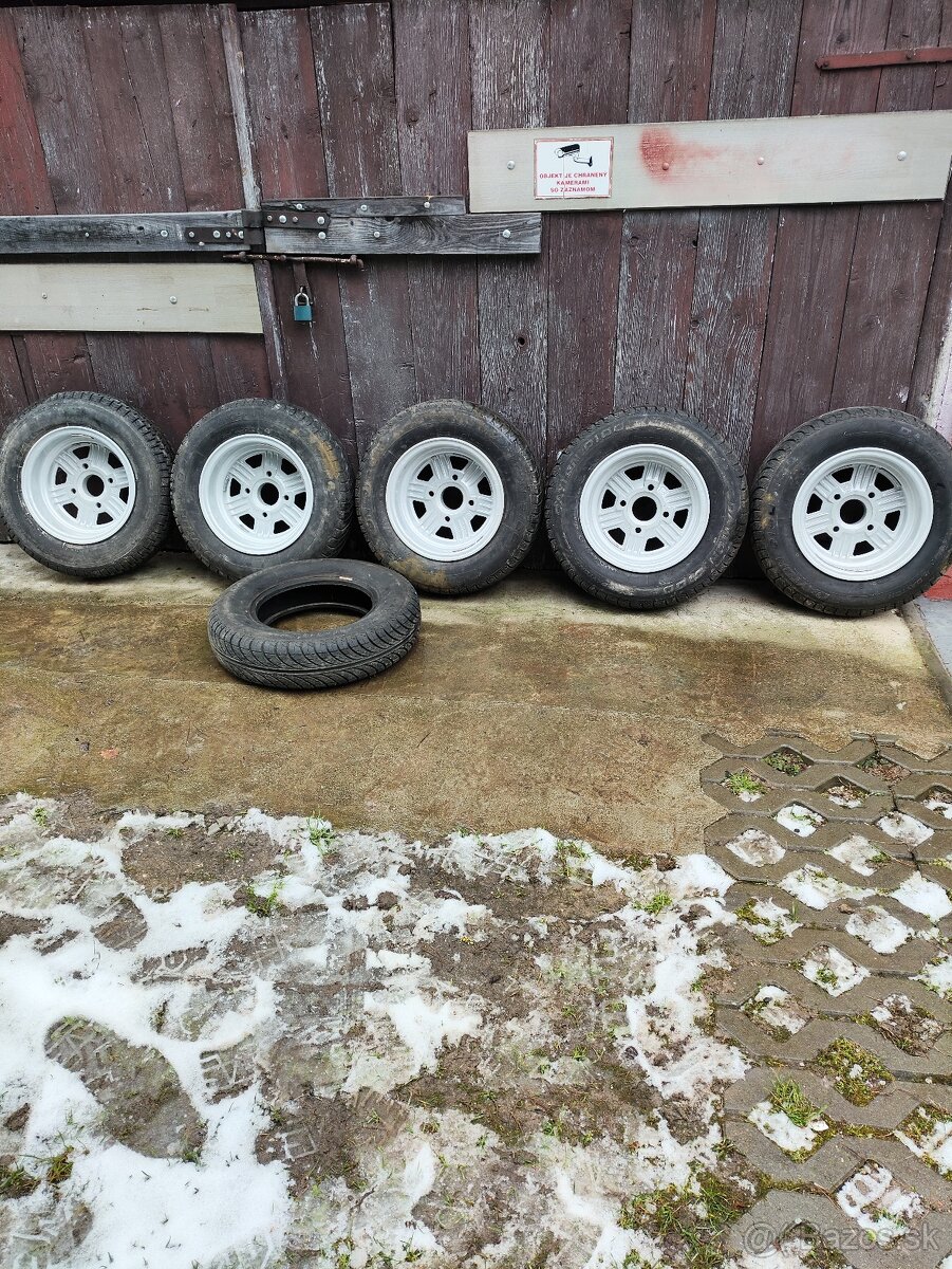 Predám kolesá 5ks Kopretiny 4x130. - 6