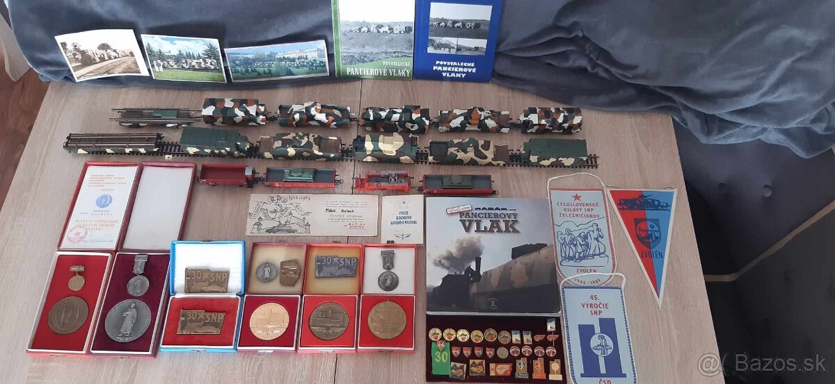 Medaila Plaketa pancierovy vlak 30 SNP.Zvolen. - 6