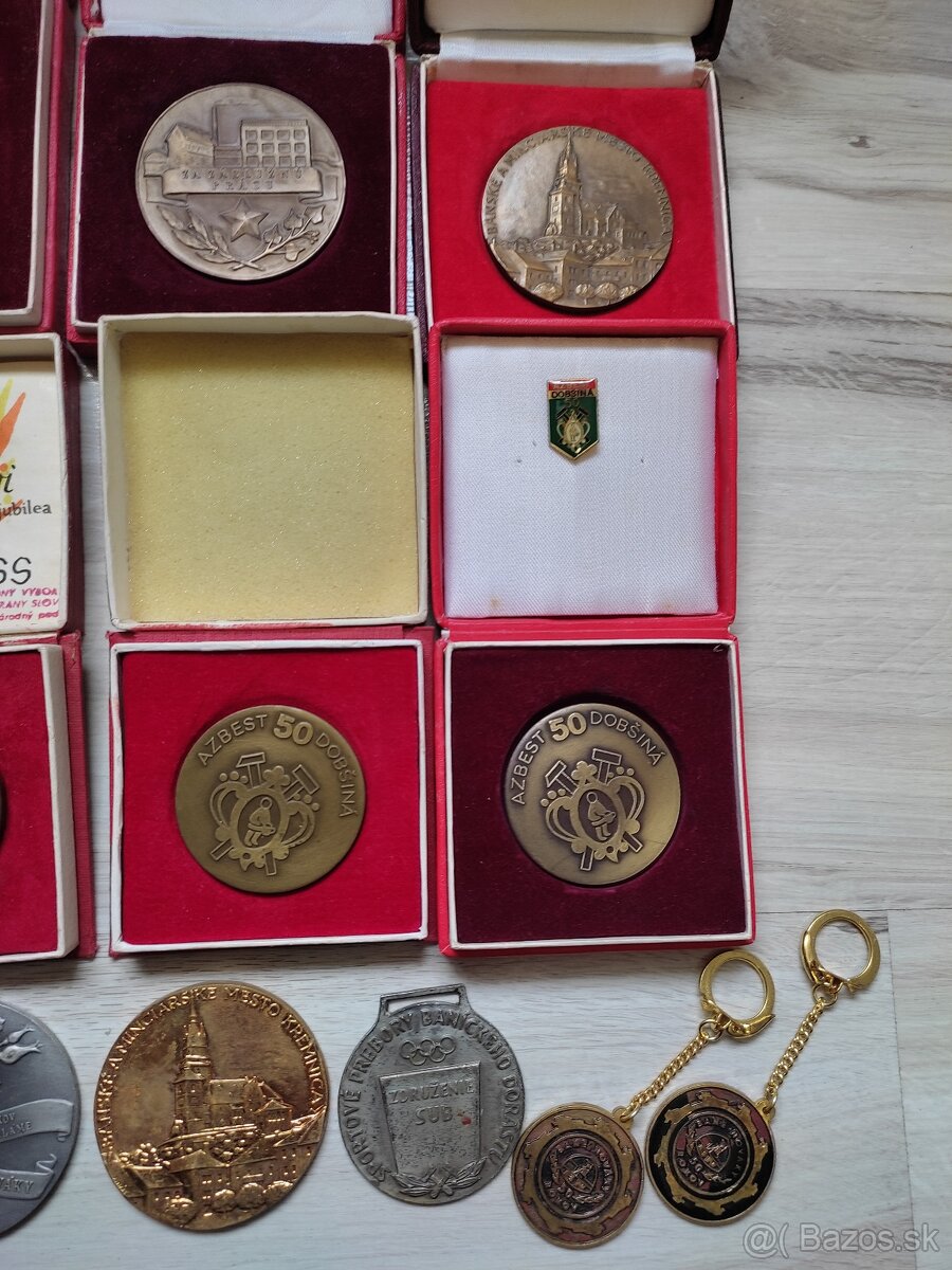 20 ks banícke odznaky vyznamenania medaile - 6
