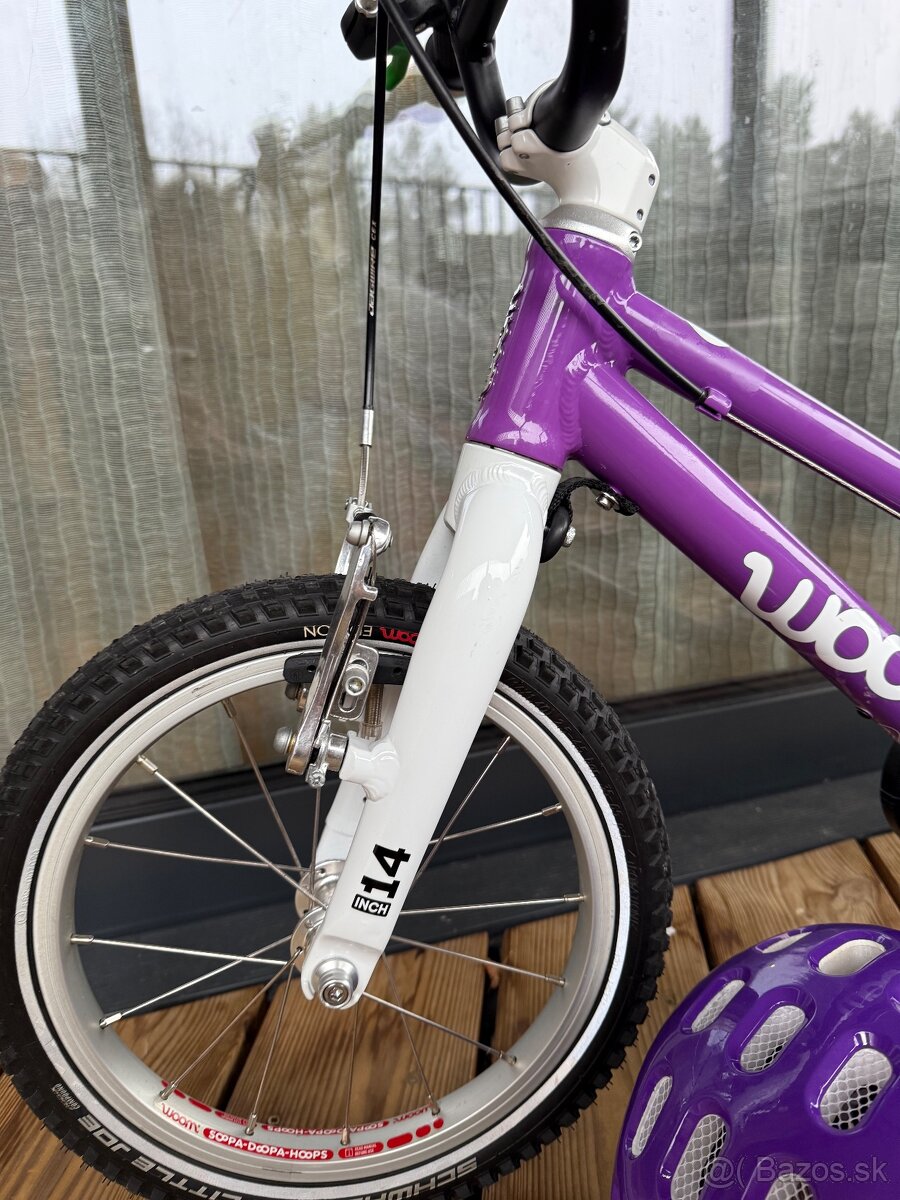 Woom 2 Fialový 14 + Prilba Woom S - 6