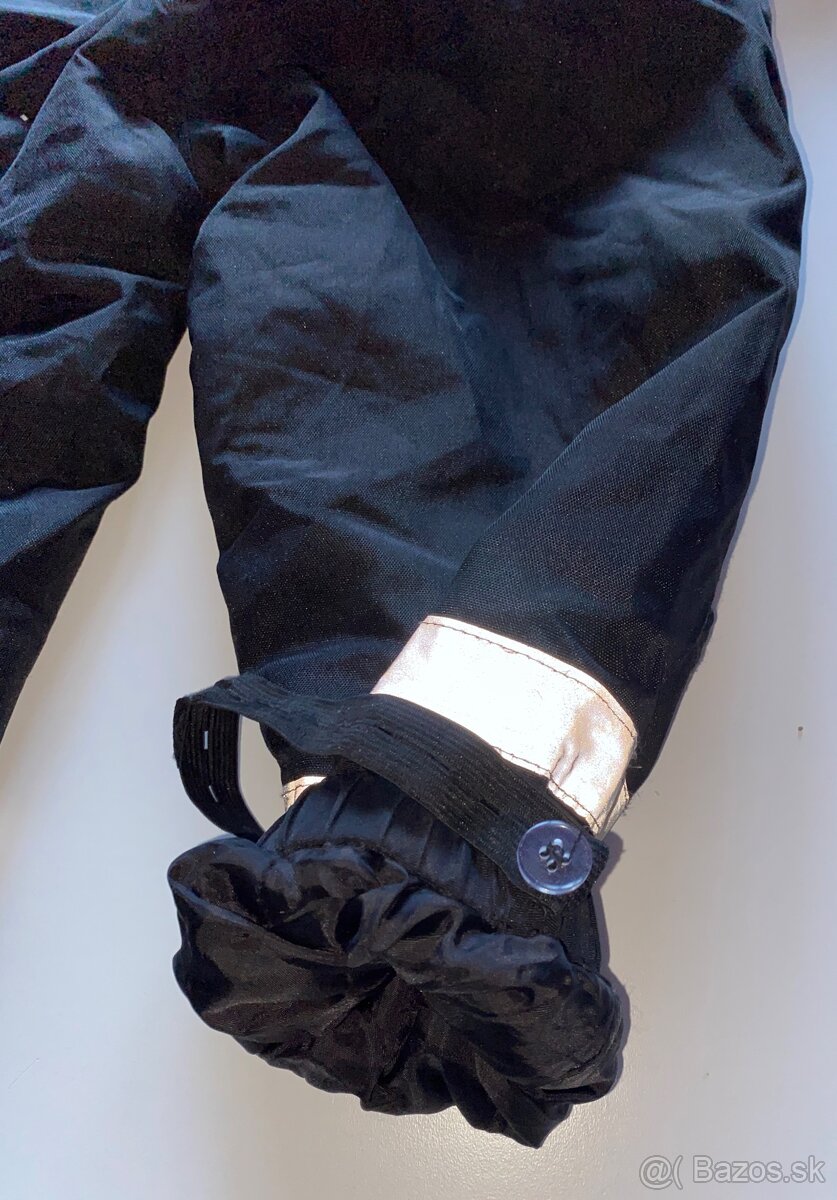 Nordbjørn čierny zimný overal/kombinéza veľkosť 92 - 6