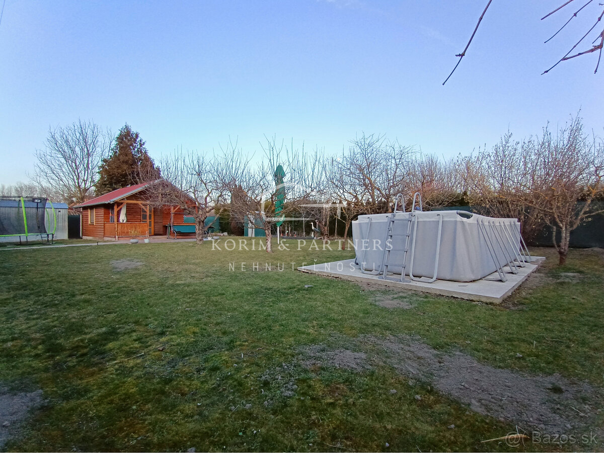 Záhrada s chatou (aj) na celoročné bývanie, Nová Osada, KN - 6