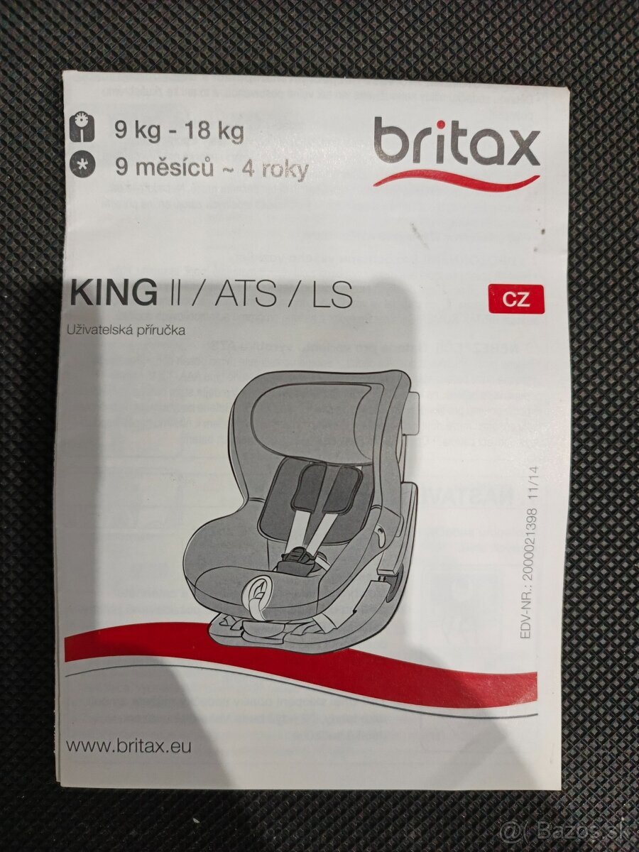Autosedačka Britax Römer KING II - 6