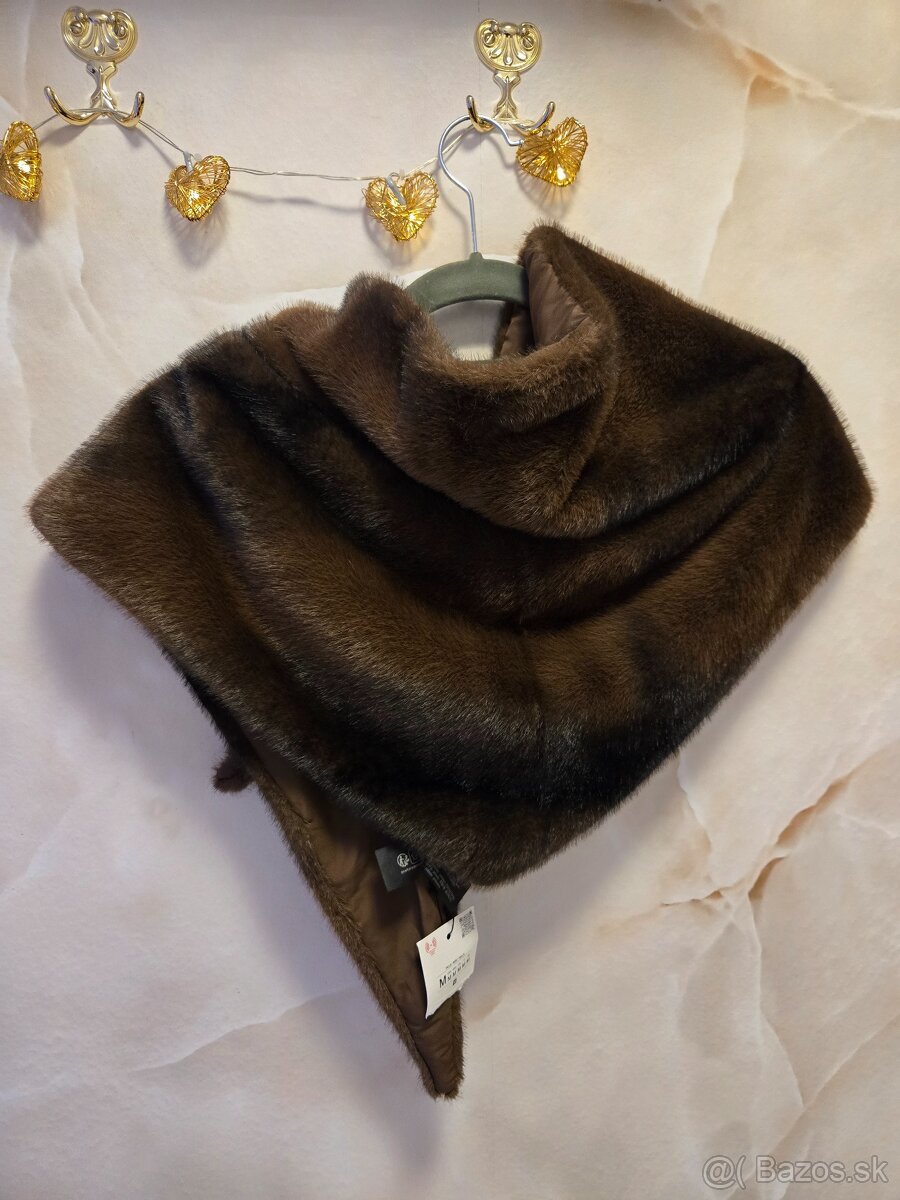 Kožušinový šál zara - 6