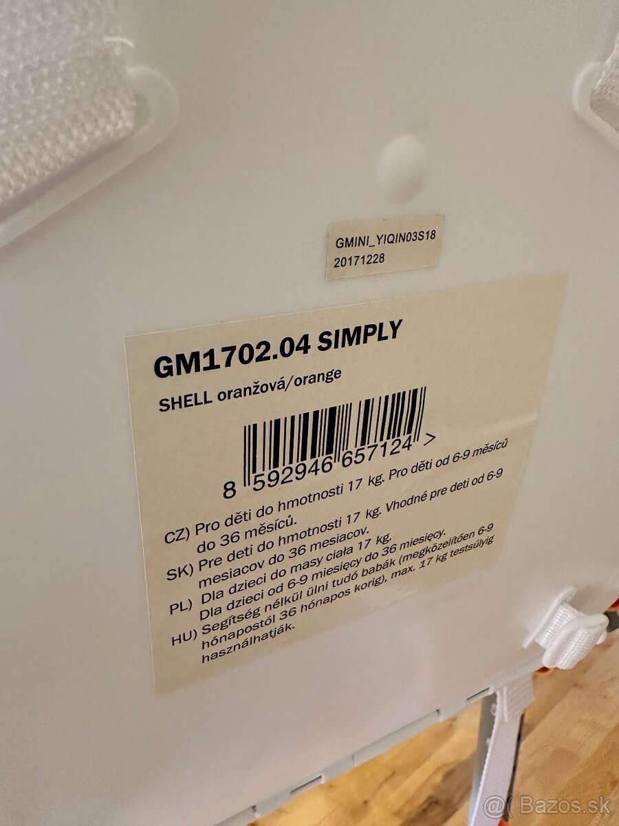 Jedálenská stolička Simply Shell - 6