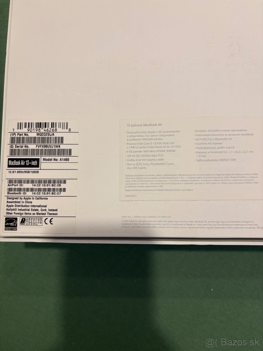 Apple macbook air 2017 - 6