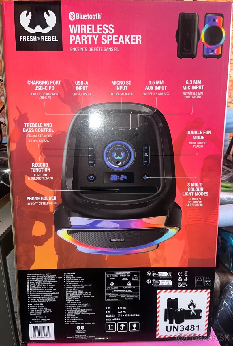 Párty reproduktor 160W - 6