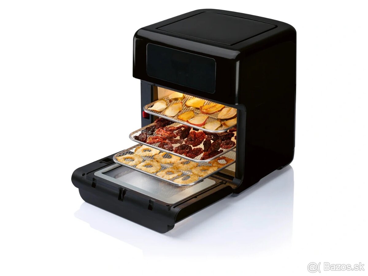 Nová teplovzdušná fritéza + rotujúce grilovanie, 9 funkcií - 6