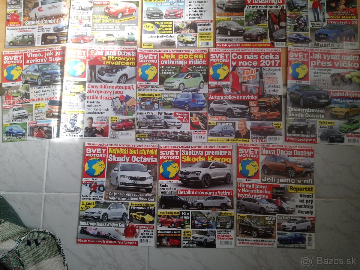 Časopisy Svět motorů - cena 0,50€ za kus. - 6