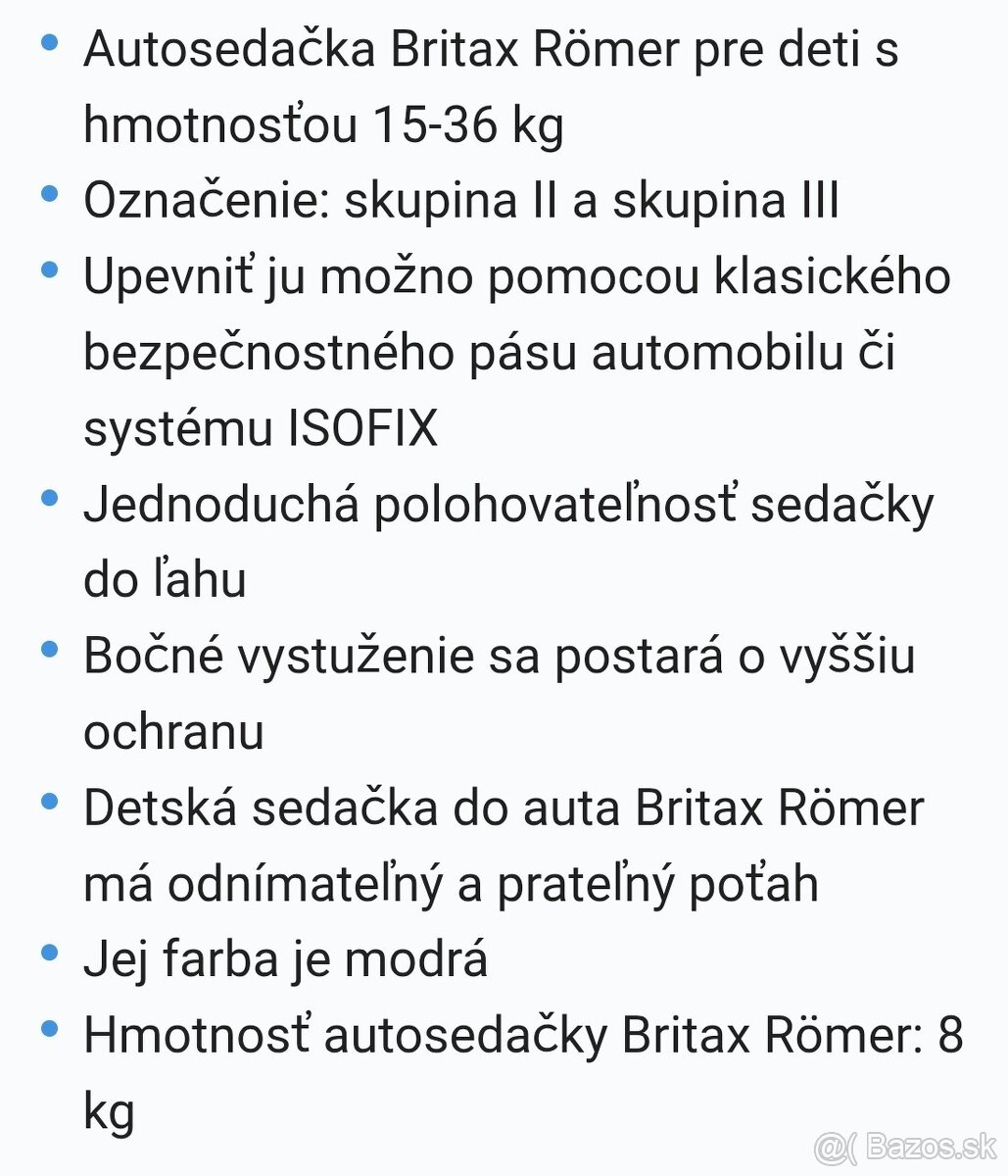 Britax römer kidfix 3 M - 6