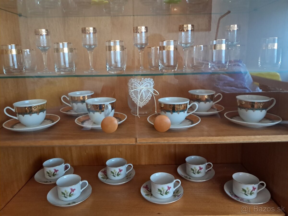 Porcelánové sady pohare - 6