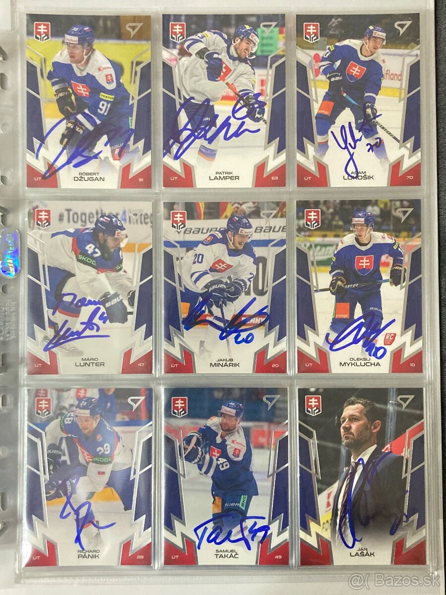 Hokejové Slovensko - Autogramy - 6