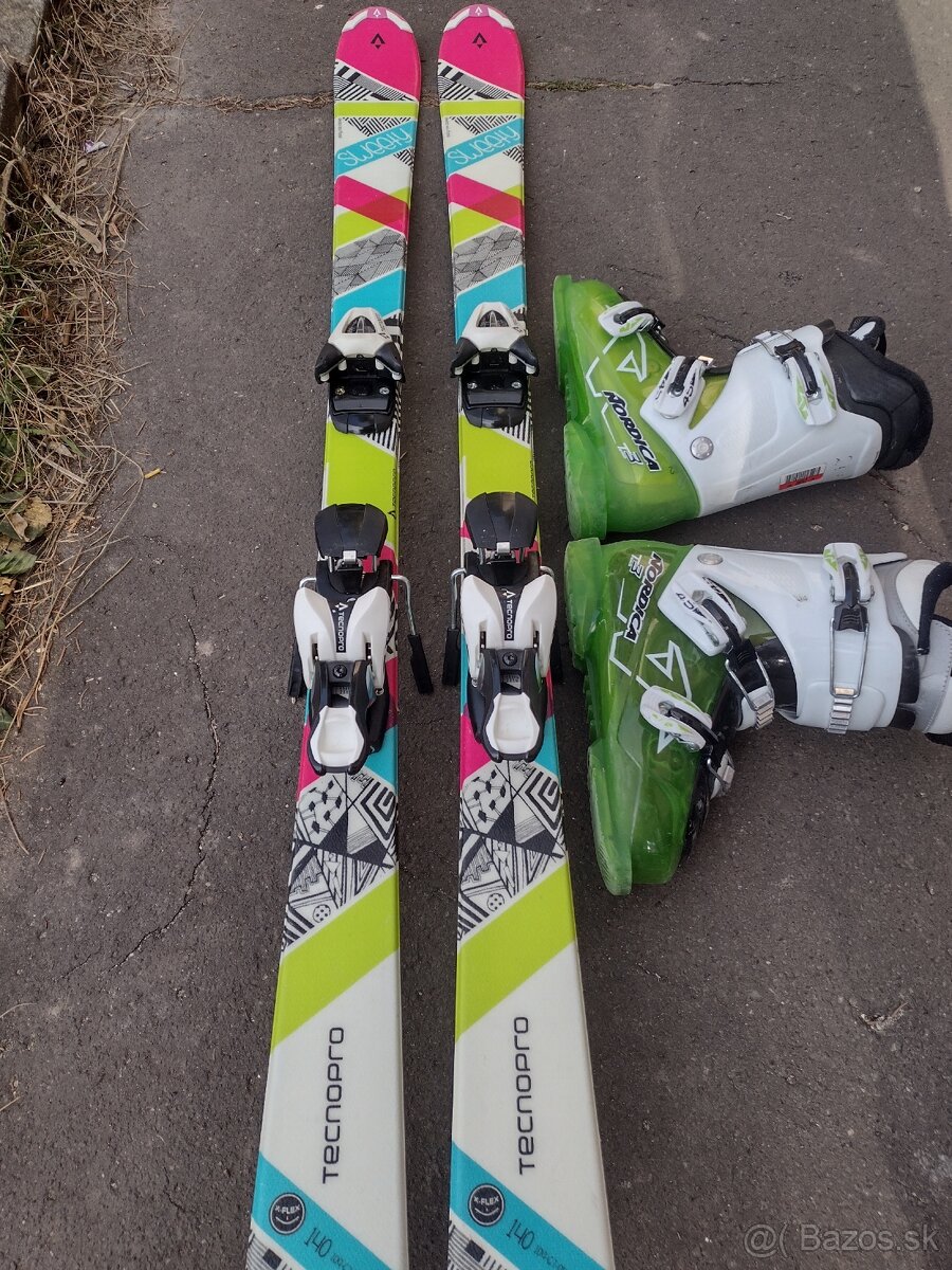 lyže 140cm,130cm - 6