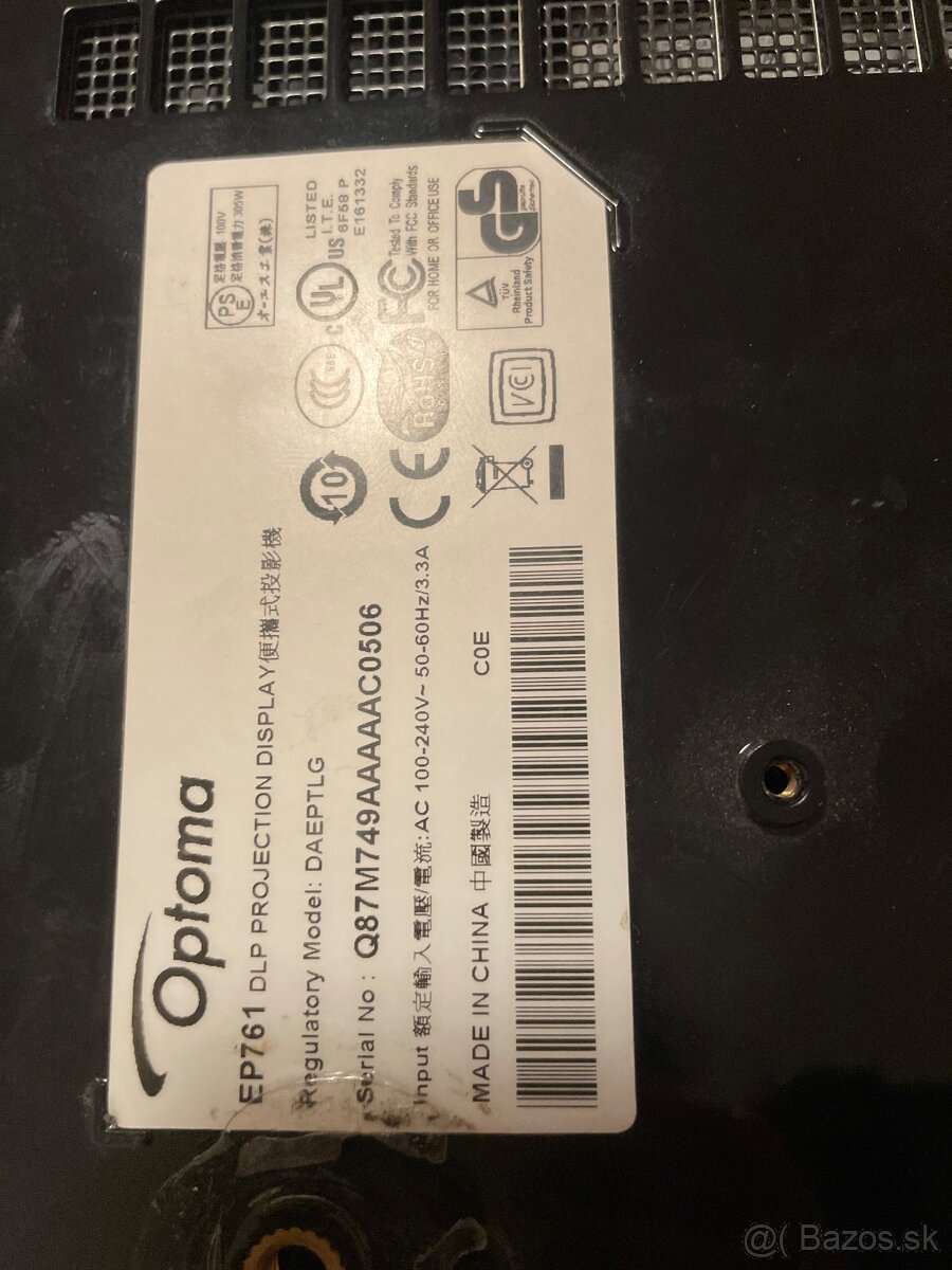 Projektor/ optoma ep761 - 6