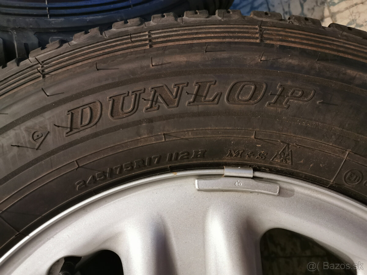 NOVÉ PNEU - 245/75 R17 - terénne Dunlop (4 ks) DOT 22 - 6