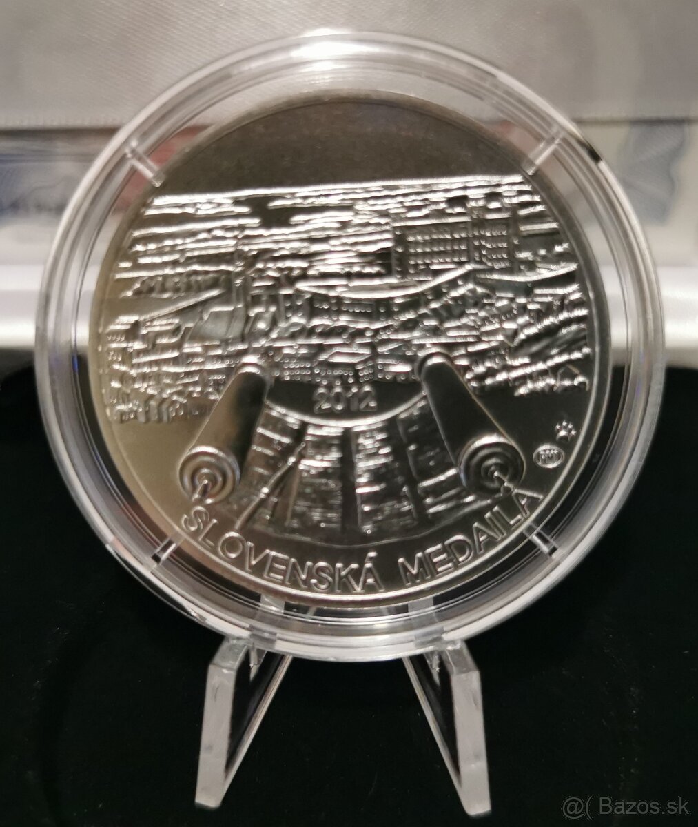 Predám strieborné pamätné medaile Chatam Sofer - 6