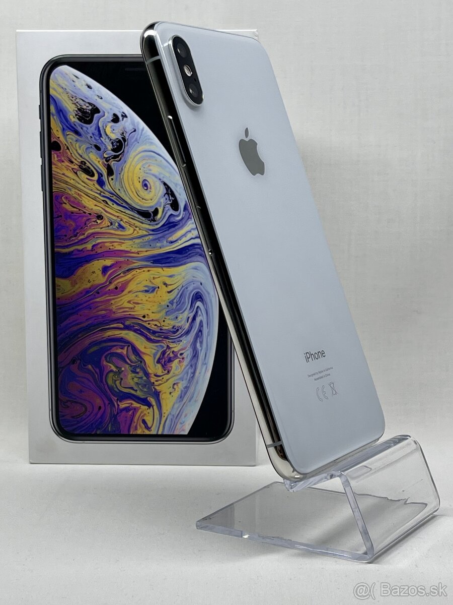 Apple iPhone XS Max 64 GB Silver, ZÁRUKA 12 MESIACOV - 6