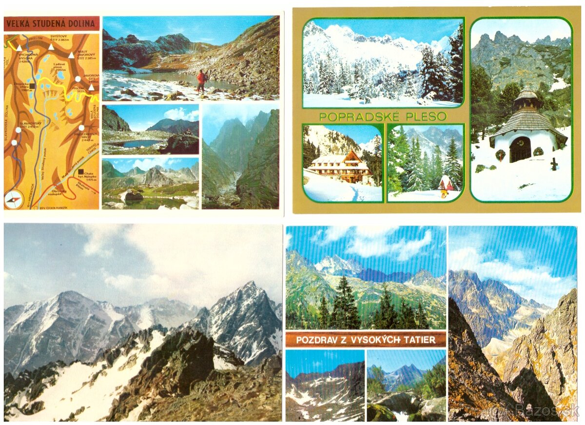 Pohľadnice Vysoké Tatry farebne - 6