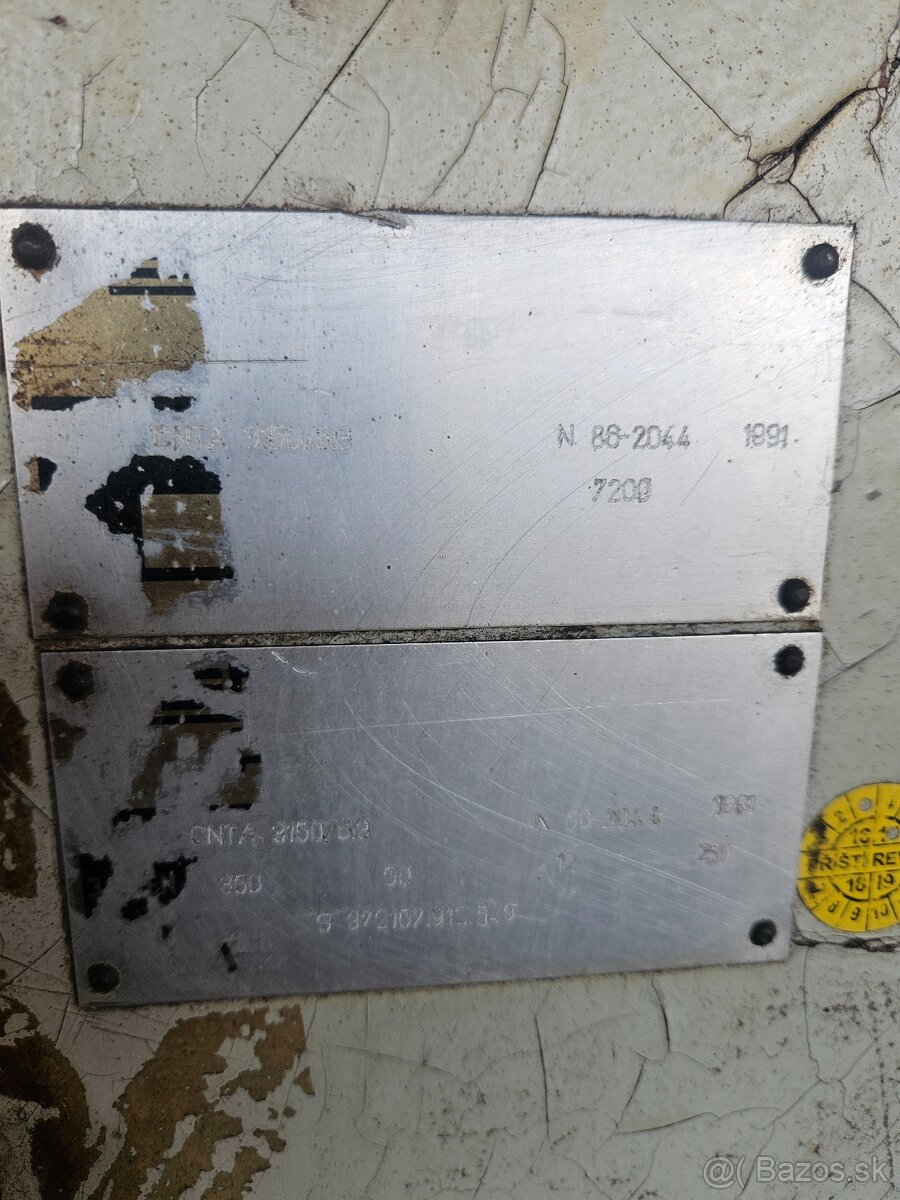 Hydraulické tabulové nůžky CNTA 3150/6,3 - 6