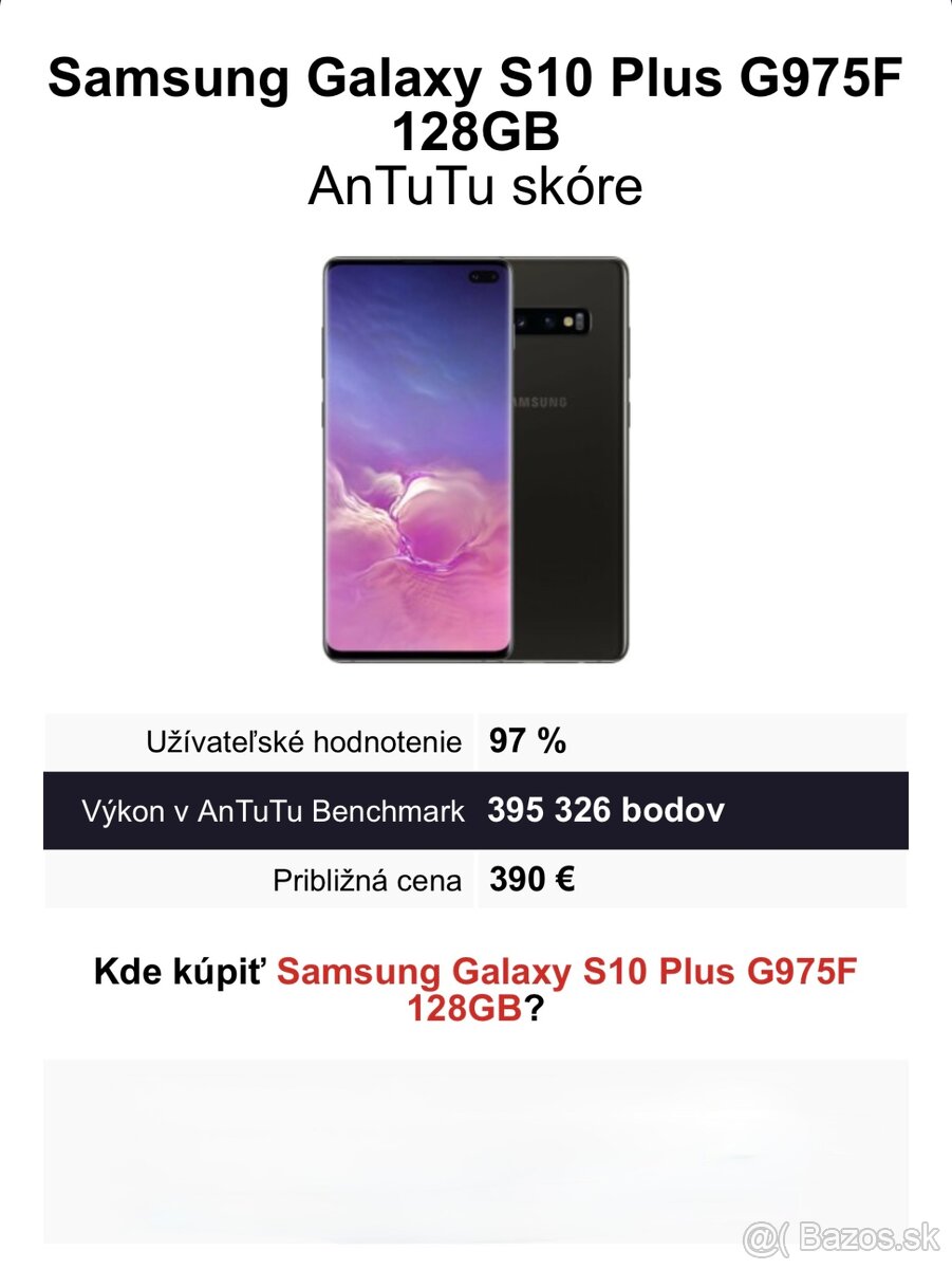 Samsung Galaxy S10 Plus 128GB Black - 6