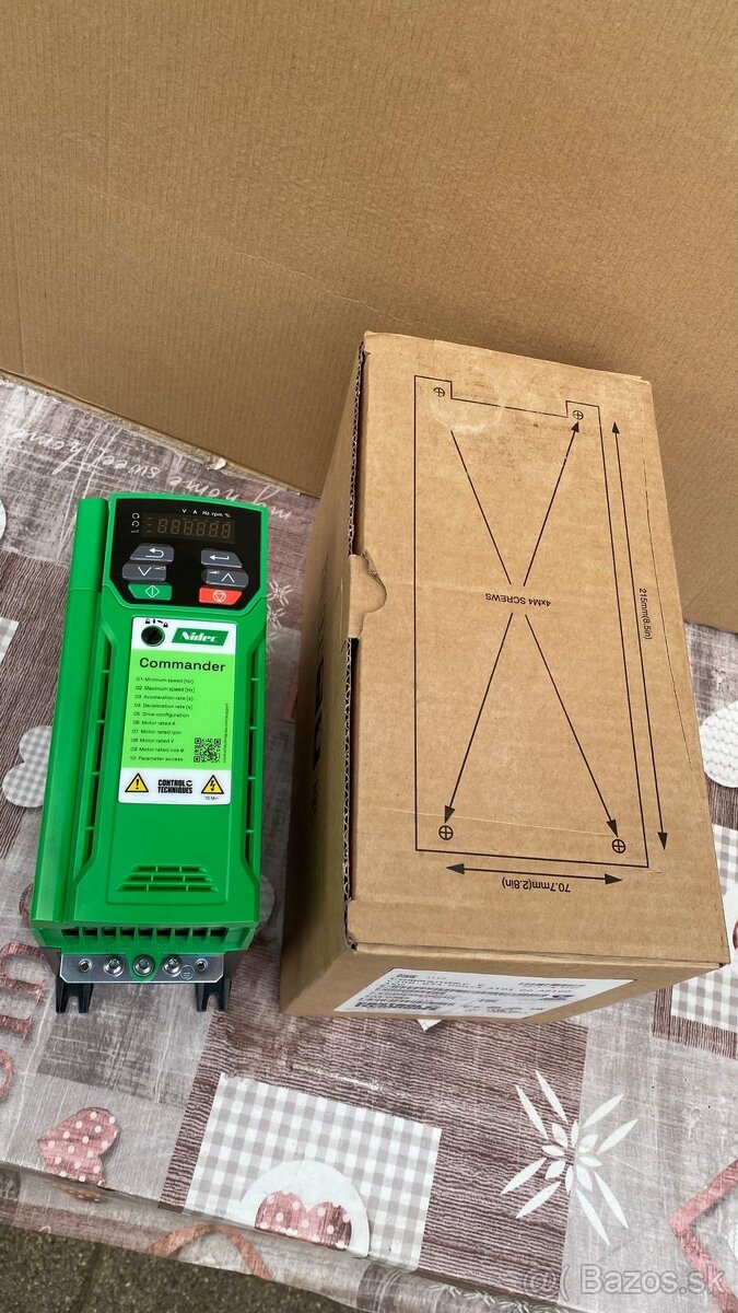 Frekvenčný menič 3kW+motor 2,2kW - 6